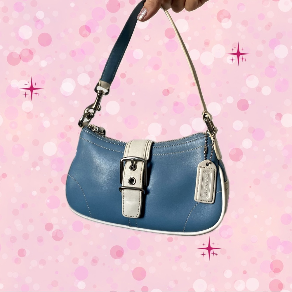 Vintage Y2K Coach Hampton Purse in Blue